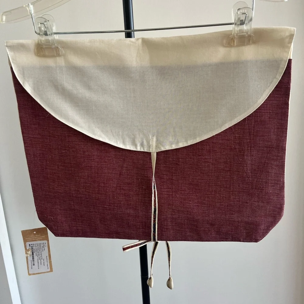 NWT FabIndia envelope 100% cotton lined gift 🎁 bag for wedding sarees 14 x 17